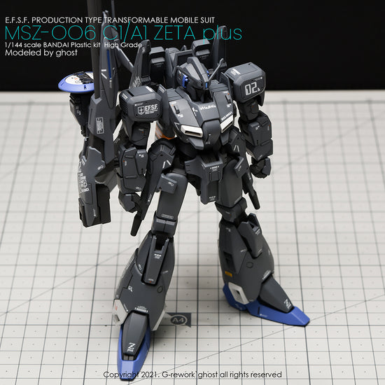 G-REWORK - [HG] Zeta Plus C1 (Water Decal)