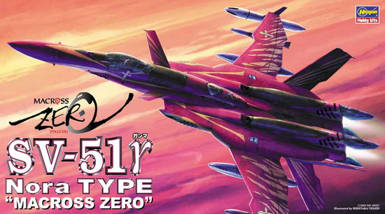 Hasegawa Macross Zero SV51y Nora Type Fighter 1:72