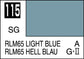 C115 Semi Gloss RLM65 Light Blue 10ml, GSI Mr. Color