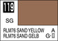 C119 Semi Gloss RLM76 Sand Yellow10ml, GSI Mr. Color