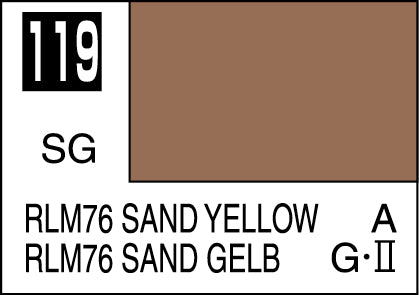 Mr. Color Semi-Gloss RLM76 Sand Yellow (10ml)