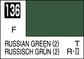C136 Flat Russian Green (2) 10ml, GSI Mr. Color