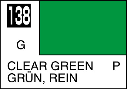 C138 Gloss Clear Green (10ml)