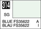 C314 Semi Gloss Blue FS35622 10ml, GSI Mr. Color