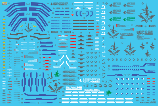 PG Astray Blue Frame (Water Decal)