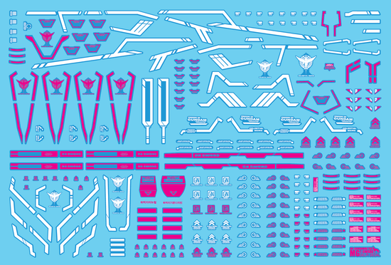 MG Seven Sword/G (Water Decal) (Trans-Am Light Color)