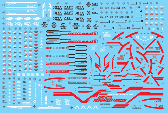 MG Providence (Water Decal) (Red)