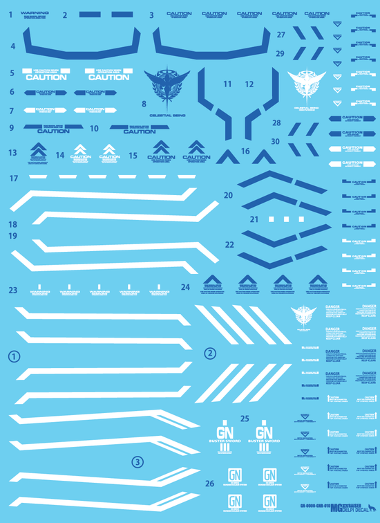 MG XN Raiser (Water Decal)