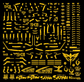 RG Sazabi (Gold) (Metal Sticker)