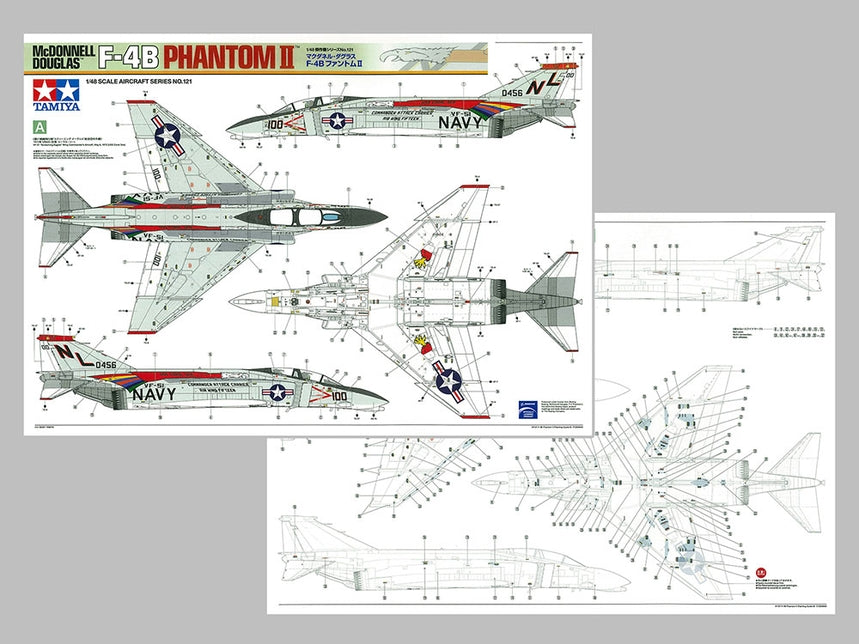 TAMIYA McDonnell Douglas F-4B Phantom II 1:48 – The Gundam Place Store