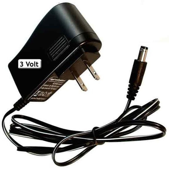 3 Volt Adapter Transformer Options: 1Amp