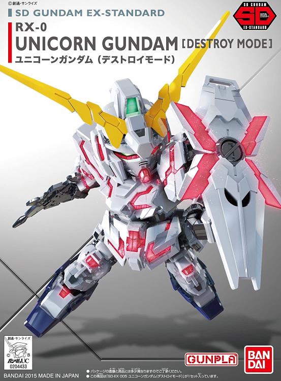 SD #05 EX-Standard RX-0 Unicorn Gundam (Destroy Mode)