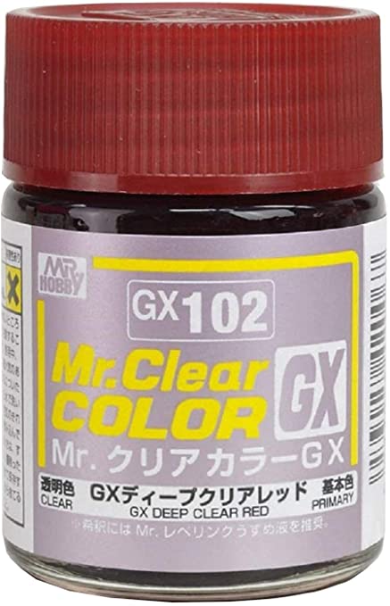Mr. Clear Color GX102 - Deep Clear Red (18ml)