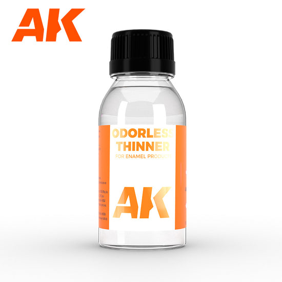 AK Interactive Odorless Thinner 100ml Bottle