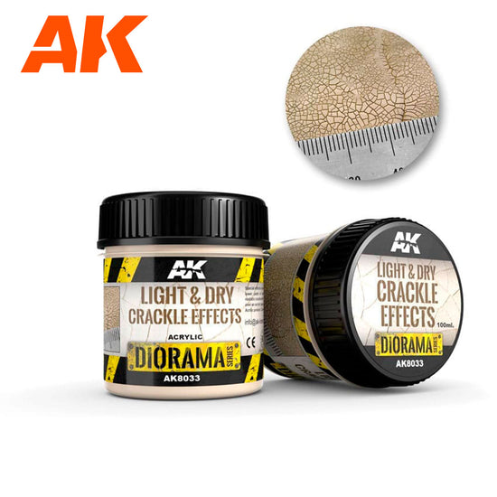 AKI Diorama Effects - Light & Dry Crackle Effects 100ml