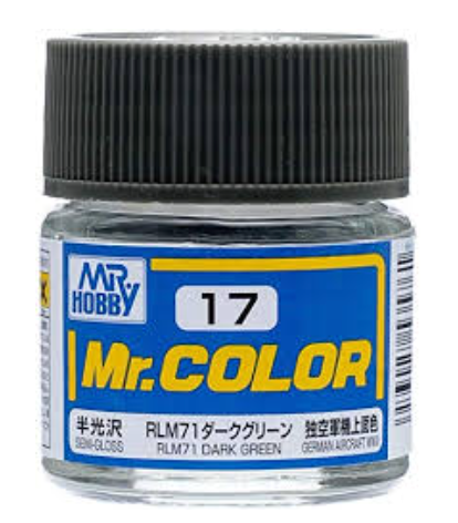 Mr. Color Semi-Gloss RLM71 Dark Green (10ml)