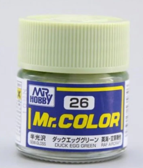 Mr. Color Semi-Gloss Duck Egg Green (10ml)