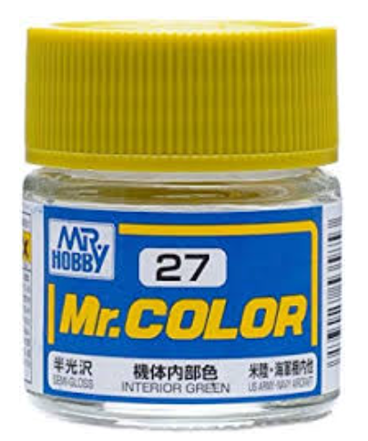 Mr. Color Semi-Gloss Interior Green (10ml)