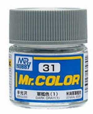 Mr. Color Semi-Gloss Dark Gray (10ml)