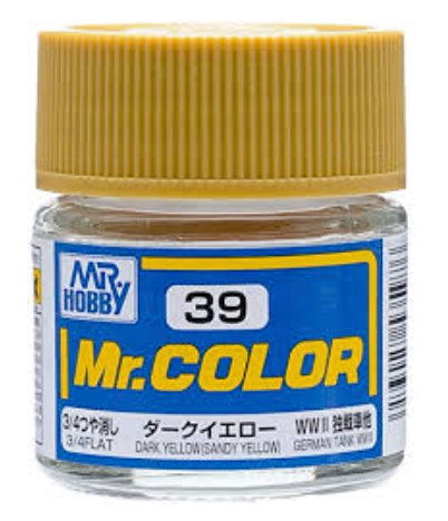 Mr. Color Flat Dark Yellow (Sandy Yellow) (10ml)