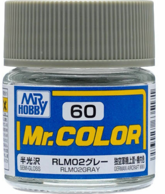 Mr. Color Semi Gloss RLM02 Gray (10ml)