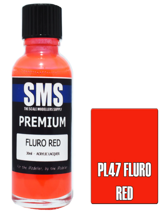 Premium Fluro Red 30ml