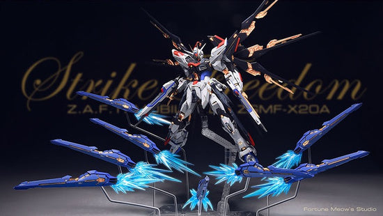 Fortune Meow’s 1/100 Strike Freedom Gundam Conversion Kit full set