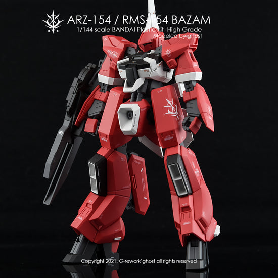 G-REWORK - [HG] Bazam RE.BOOT Ver.(ARZ-154/RMS-154 Full Set) (Water Decal)