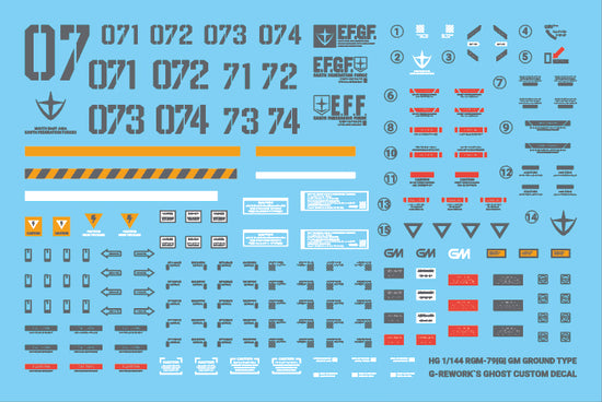 G-REWORK - [HG] 08th MS Team Ground Type RGM-79G (Water Decal)