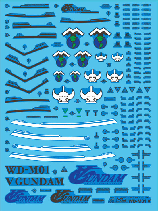 MG Turn A (Water Decal) (Multiple Options)