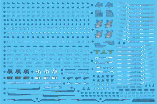 MGEX Strike Freedom (Water Decal) (Multiple Options)