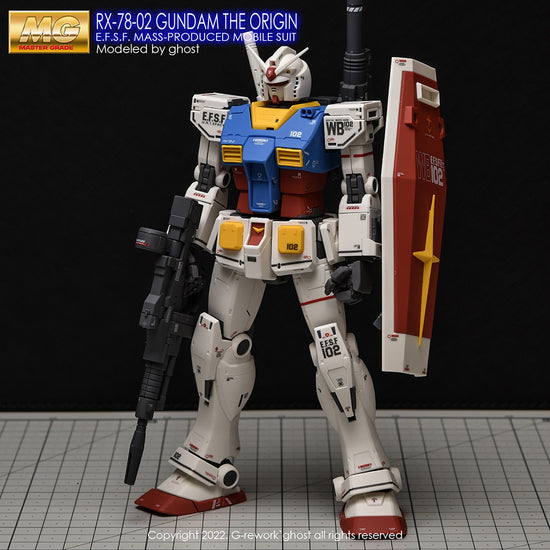 G-REWORK - [MG] The Origin Gundam (Renewal) (Water Decal)