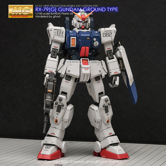 G-REWORK - [MG] RX-79[G] Gundam Ground Type (Water Decal)