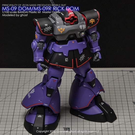 G-REWORK - [MG] DOM 1.5/ RICK DOM 1.5 (Select) Water Decal
