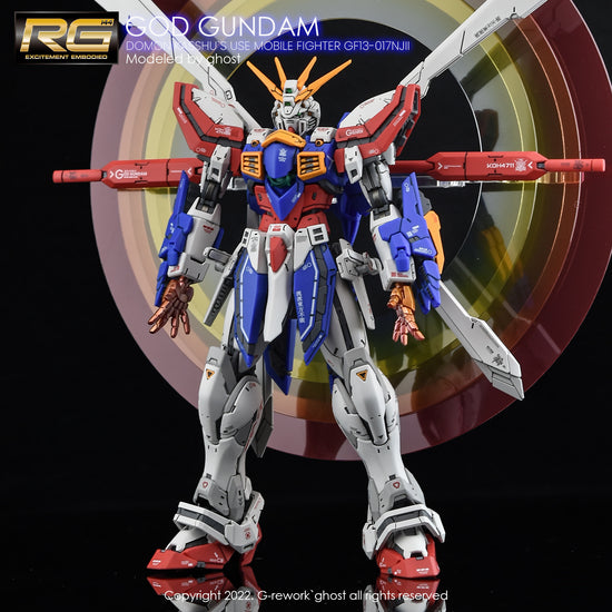G-REWORK - [RG] God Gundam (Water Decal)