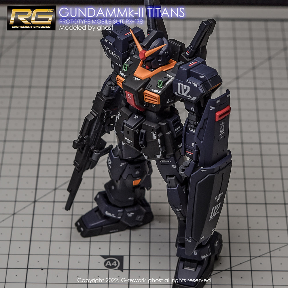 RG ガンダムMk-Ⅱ（E）のデカール - 模型製作用品