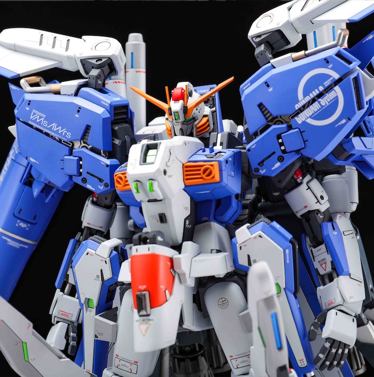 AOK #02 MG EX-S Gundam Resin Conversion Kit with Weapon Expansion