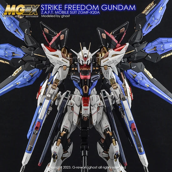 G-REWORK - MGEX Strike Freedom Gundam (Water Decal)