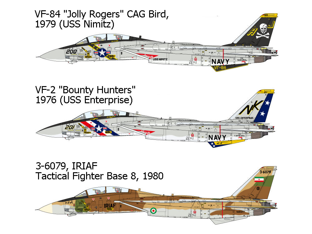 TAMIYA F-14A Tomcat Vf-84 or Vf-2 1:48