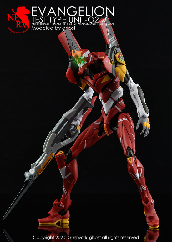 G-REWORK - [RG] Evangelion Unit-02 (Water Decal)