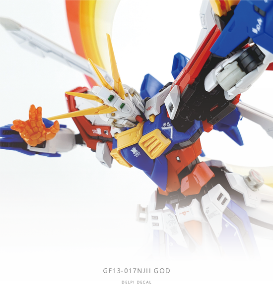 RG God Gundam (Water Decal) (Multiple Options)