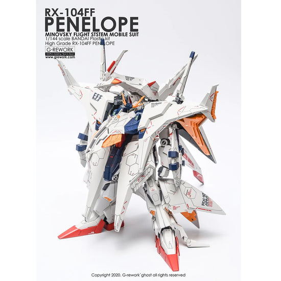 G-REWORK - [HG] RX-104FF Penelope (Water Decal)