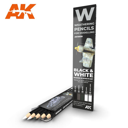 AK Weathering Pencils Effects Sets (5 Colors)