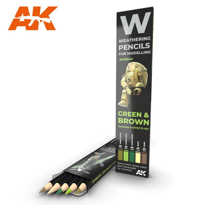 AK Weathering Pencils Effects Sets (5 Colors)