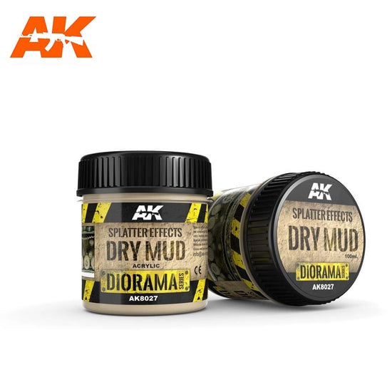 AKI Splatter Effects - Dry Mud Acrylic 100ml