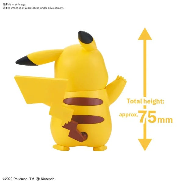 Pokemon 03 Pikachu Battle Pose Quick Model Kit