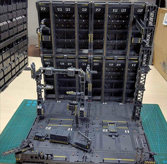 Mechanical Chain Action Base Machine Nest kits for MG Gundam Model 4 Boxes