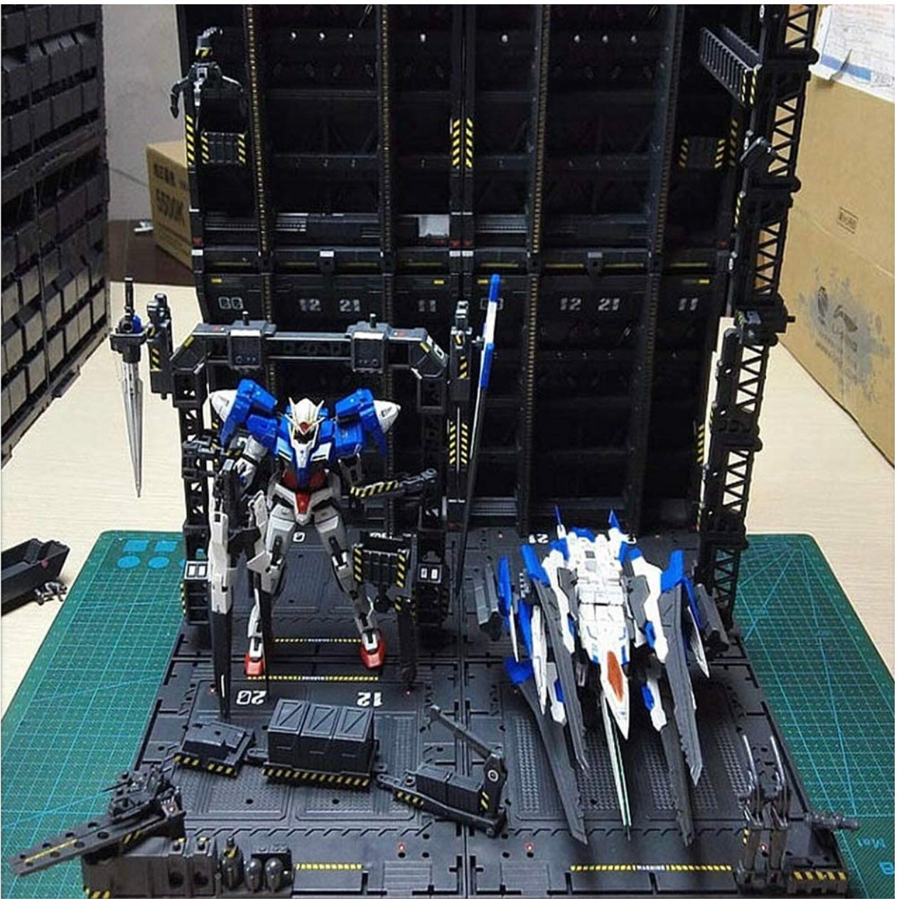 Besegad DIY Assembly Action Base Machine Nest for Gundam Gunpla