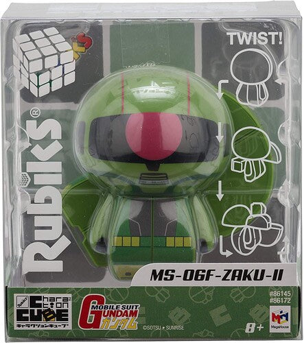 Bandai America - Rubik's Charaction Cube Puzzle MS Gundam, MS-06 ZakuI