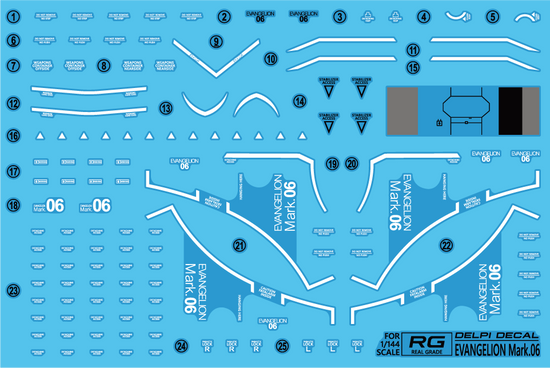 RG EVA-06 (Water Decal) (Multiple Options)